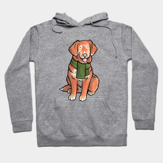 Nova Scotia Duck Tolling Retriever (senior) Hoodie by animalartbyjess